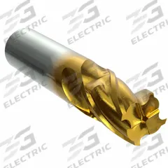 YG-1 Square End Mill: Carbide, TiN Coated, 4 Flute, 1/16" Mill Dia, 3/16" LOC, 1-1/2" OAL (MPN 07554TN)