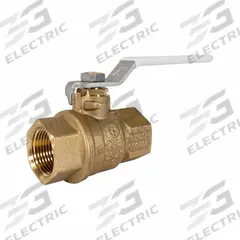JOMAR VALVE Manual Two-Way Ball Valve: 1 in, Brass, Straight, Press x Press, Full Port Ball Port (MPN 100-405G). Key specifications — Brand: JOMAR VALVE; Handle: Locking Lever.