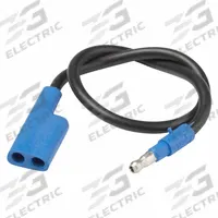 GROTE Jumper: Slim-Line 0.18 in Female Bullet/Slim-Line 0.18 in Male Bullet, 1 Wires, 11 in Wire Lg (MPN 66160). Key specifications — Wire Sizes Included: 14 AWG; Features: Front Marker and Rear Marker Lamp Jumper; Connector Type: Slim-Line 0.18 in Female Bullet; Compatible Product Type: Clearance/Marker Lamps.