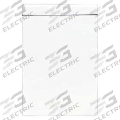 APPROVED VENDOR Reclosable Bag: 4 mil Thick, 5 in Wd, 8 in Lg, Hang Hole Not Included - Double-Zip Reclosable Poly Bags