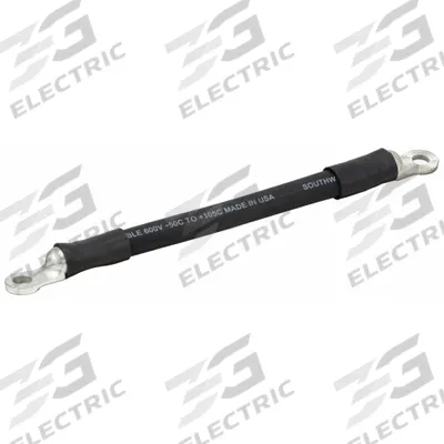 QUICKCABLE Battery Cable Heavy Duty: Battery Cable, 2/0 ga Wire Size, 10 in Overall Lg - Battery Cables