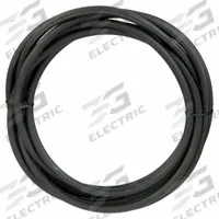 GATES Round Belt: Black, 9/16 in Dia, For 5 13/32 in Min Pulley Dia, 564 in Overall Lg, Rough, 80A (MPN 9 X 564 RE BELT). Key specifications — Hardness: 80A; Belt Material: Gum Rubber; Color: Black.