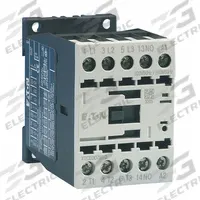 EATON IEC Magnetic Contactor: Non-Reversing, 3 Poles, 3NO Contacts, 12 A, 208V AC Coil (MPN XTCE012B01E). Key specifications — Brand: EATON; Integrated Surge Suppression: Yes.