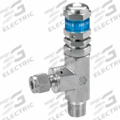 HAM-LET Relief Valve: MNPT x Let-Lok, 1/4 in x 1/4 in, 316 Stainless Steel, 350 psi Max. Op Pressure (MPN H-995-HP-SS-NL-1/4-A-EP). Key specifications — Brand: HAM-LET.