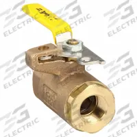 APOLLO Manual Two-Way Ball Valve: 3/4 in, Bronze, Straight, FNPT x FNPT, 600 psi Max. Pressure (CWP) (MPN 75-104-01). Key specifications — Brand: APOLLO; Handle: Locking Lever.