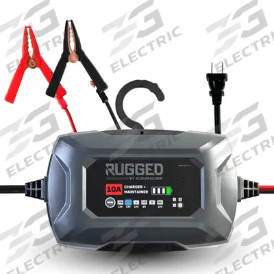 SCHUMACHER ELECTRIC Battery Charger: Charging/Maintaining, Auto, Auto On/Off/Float - Handheld Portable Battery Chargers