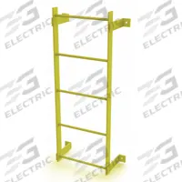 TRI-ARC Ladder,Steel,Standard Fixed,5-Rung: 5 ft Overall Ht, 25 in Overall Wd, Steel, 5 Rungs (MPN WLFS0105-Y). Key specifications — Brand: TRI-ARC; Number of Sections: 1.
