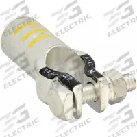 ECO-MAX Battery Terminal: Straight, Crimp, 4/0 ga, Yellow Color, Negative, Copper/Tin (MPN 058427-1). Key specifications — Contact Material: Tin; Alignment: Straight; Color Code: Yellow; Connection Type: Crimp; Gauge: 4/0 ga; Polarity: Negative; Brand: ECO-MAX.
