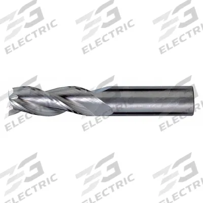 CLEVELAND Square End Mill: Carbide, 3 Flute, 1" Mill Dia, 3-1/2" LOC, 6" OAL (MPN C60647) - Carbide Square End Mills for Aluminum