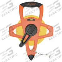 CRESCENT LUFKIN Long Tape Measure: Manual, FE200D, SAE/Engineers Scale, 200 ft, 1/100 ft, Fiberglass. Key specifications — attr939846: FE200D; attr939849: Fiberglass; attr939859: Nonmagnetic Single Hook; attr939850: Single-Sided; attr939855: 1/100 ft; attr944023: Hook End; attr940484: CRESCENT LUFKIN; attr985224: Plastic with Grip.