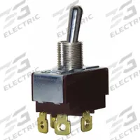 EATON Toggle Switch: 3 Position, 6 Connections, DPST, Screw Terminals Connection, 7500 Series (MPN 7564K6). Key specifications — AC Contact Rating: 10 A @ 250 V; Switch Function Configuration: On/None/On; Brand: EATON; Series: 7500; Horsepower: 3/4 hp.