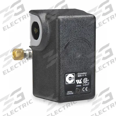 CONDOR USA, INC Pressure Switch: Std, 25 psi – 160 psi, 1/4" FNPT - General Purpose Pressure Switches for Air & Water