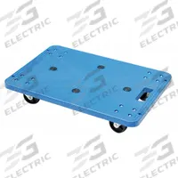 APPROVED VENDOR General Purpose Dolly: 220 lb, 24 in L x 16 in W x 5 in H Deck, Rubber Padded, Blue (MPN 10Z905). Key specifications — Brand: APPROVED VENDOR; Deck Color: Blue; Caster/Wheel Configuration: (4) Swivel; With Reinforcing Cross Brace: No; With Tow Eye: No.