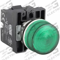 DAYTON Pilot Light: 22 mm Panel Mounting Size, Green, LED, 120 V AC Max Volt Rating (Supply) (MPN 30G217). Key specifications — Series: Dayton; Brand: DAYTON; Includes Push-To-Test: No Push-To-Test Included.