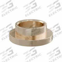 Flanged Sleeve Bearing: Bronze, SAE 841, 1/2 in Bore, 5/8 in OD, 5/16 in Lg, -35°F to 300°F, 10 PK (MPN FF611-09B). Key specifications — System of Measurement: Inch; Material Grade: SAE 841; Flange Type: Flanged; Brand: OILITE.