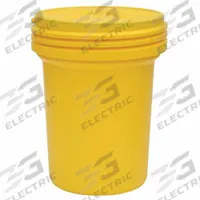 EAGLE Salvage Drum: HDPE, 30 gal, Screw-On Lid, Unlined/No Interior Coating, 28 1/4 in x 22 1/2 in (MPN 1600SL). Key specifications — Drum Material: HDPE; Drum Head Type: Open Head; UN Rating Solids: 1H2/Y180/S; UN Rating Liquids: 1H2/Y180/S; Interior Lining: Unlined/No Interior Coating; Drum Message Text: None; For Holding: Cans; Brand: EAGLE.