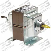 FUNCTIONAL DEVICES INC / RIB Class 2 Transformer: 50 VA Power Rating, 120V AC, 24V AC, Primary Fuse (MPN TR50VA002). Key specifications — Brand: FUNCTIONAL DEVICES INC / RIB; Connection - Primary: Wire Lead; Connection - Secondary: Wire Lead; Input Voltage: 120V AC; Mounting: Dual Hub; Output Voltage: 24V AC.