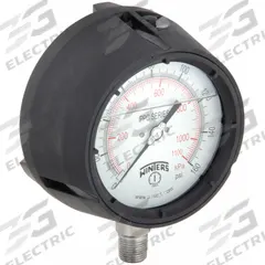 WINTERS Process Pressure Gauge: 0 psi to 160 psi, White, 4 1/2 in Dial, 1/2 in NPT Male, Bottom, PPC (MPN PPC5065G-SG45). Key specifications — Brand: WINTERS; Pointer Color: Black; Accuracy: ±0.5%; Dial Color: White; Gauge Wetted Parts: Stainless Steel; Case Material: Phenolic; Vibration Resistance Properties: Liquid-Filled; Pressure Range: 0 psi to 160 psi.