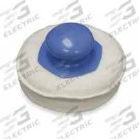 TOUGH GUY Applicator Pad: Pad, Microfiber, 4 in Outside Dia, Blue/White, 2 1/2 in Thick, Handle (MPN 2ZPE8). Key specifications — Material: Microfiber; Product Type: Pad; Color: Blue/White; Features: Handle; Brand: TOUGH GUY.
