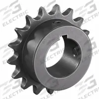 TSUBAKI Single Strand Sprocket: 40, For 1/2 in Chain Pitch, 1 1/4 in Bore Dia, 17 Teeth, Steel (MPN 40B17F-1 1/4). Key specifications — Brand: TSUBAKI.
