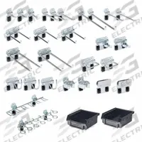 TRITON PRODUCTS Pegboard Hook Assortment Kit: 15 1/4 in x 10 1/2 in x 2 1/2 in, 28 Hooks, Screw-In (MPN LH3-Kit). Key specifications — attr38463: Surface; attr38465: (2) Extended Spring Clips; attr38449: Zinc-Plated; attr38447: Silver; attr59547: Hook Assortment Kit; attr38464: Screw-In; attr7804: Steel; attr38450: Pliers.