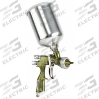 BINKS HVLP Spray Gun: HVLP, 8 in to 12 in, 1/4 in Air Inlet Size, Coatings/Paints, 15.5 cfm @ 10 psi (MPN 2466-14HV-32SG). Key specifications — Brand: BINKS; Air Consumption: 15.5 cfm @ 10 psi; Compatible Fluid Type: Coatings; Includes: Hardened Stainless Steel, Heat Treated Fluid Nozzle.