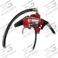 FILL-RITE Electric Drum Pump: 24 V DC, 1/3 hp HP, 25 gpm Max. Flow Rate, Pump with Hose & Nozzle (MPN NX25-DDCNB-AA). Key specifications — Brand: FILL-RITE; Meter: Not Included.