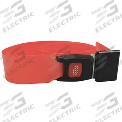 DICK MEDICAL SUPPLY Strap: 4 ft, Polyester, Push Button, Orange (MPN 51041 OR). Key specifications — Material: Polyester; Color: Orange; Buckle Material: Metal; Brand: DICK MEDICAL SUPPLY; Product Type: Strap; Harness Type: Crossbody Strap.