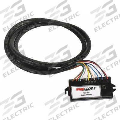 CODE 3 Automotive Flasher: 12V DC, Variable, 20 Terminals, Flasher Relay - Flasher Relays