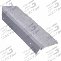 NATIONAL GUARD Door Weatherstripping: Brush Insert, 3 ft Lg, 2 7/8 in Wd, 2 in Ht (MPN G622A-36"). Key specifications — Insert Material: Nylon; Flange Material: Aluminum; Brand: NATIONAL GUARD.