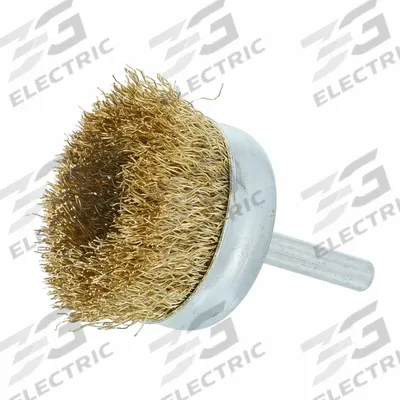 APPROVED VENDOR Wire Wheel Brush: Crimped Brass, 1 in Dia, 1/8" Shank - Nonsparking Light-Cleaning Brushes for Soft Materials