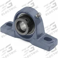 TRITAN Pillow Block Bearing: 30 mm Bore, Cast Iron, Eccentric Collar, 39.6 mm Shaft Ht (MPN HCPK206-19). Key specifications — Brand: TRITAN; Mounting Bolt Size: M12; Standards: ISO; System of Measurement: Metric.