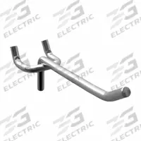 APPROVED VENDOR Straight Hook, 6 in: 1/4 in Peg Hole, For 1 in Pegboard Hole Spacing, Hanging, 10 PK (MPN 787CX5). Key specifications — Finish: Zinc Plated; Color: Silver; Locking System: Hanging; Mounting Type: Surface; Material: Steel; Brand: APPROVED VENDOR.