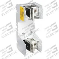 BUSSMANN Fuse Block: Open Block Design, 1 Pole, 250 V AC, Box Lug, Non-Indicating (MPN RM25400-1CR). Key specifications — Brand: BUSSMANN.