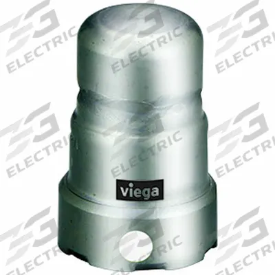 VIEGA MEGAPRESS Crimp Fitting Cap: 2 in Pipe Size, Press-fit, FKM - Potable Water Stainless Steel Press Fittings