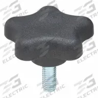 INNOVATIVE COMPONENTS Hand Knob: 5 Point, Plastic w/ Steel Thread, 3/8"-16 Thread, 1 in Thread Lg (MPN GN6C10005SA--21). Key specifications — Brand: INNOVATIVE COMPONENTS.