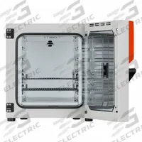 BINDER Incubator: Gravity, 2.01 cu ft Capacity, 22 1/4 in x 22 in x 24 5/8 in, Digital, 2 Shelves (MPN 9010-0324). Key specifications — Refrigerated: Non-Refrigerated; Minimum Temperature Setting: 5 °C; Temperature Accuracy Tolerance: 0.1 %; Temperature Uniformity: 1.1 +/- K @ 100 °C; Manufacturer Part Number: 9010-0324; Brand: BINDER; Display Type: Digital; Voltage: 120V AC.