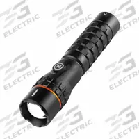 NEBO Work Light: Rechargeable, 1,000 lm, 3 hr Run Time at Max. Brightness, 252 m Max Beam, Black (MPN NEB-FLT-1044). Key specifications — Charger Style Included: USB Type-C Cord; Brand: NEBO; Battery Requirements - Broad: Includes Rechargeable.