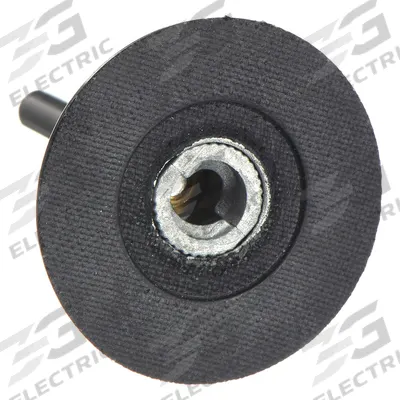 NORTON Quick Change Disc Backup Pad: TR, 3 in Dia, 1/4 in Straight-Shank - Straight-Shank Backing Pads for TR Quick-Change Discs