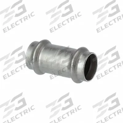 VIEGA PROPRESS Crimp Coupling Fitting: 3/4 in CTS x 3/4 in CTS Size, Straight, No Center Stop - Standard Stainless Steel Press Tube Fittings