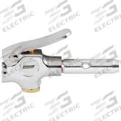 SPEEDAIRE Air Gun: Thumb-Lever Grip, Aluminum, 1/4 in Female NPT, 1 Nozzle(s), Straight, Focused (MPN 458J41). Key specifications — attr1328526: Aluminum; attr1328500: Safety Nozzle; attr1328508: SPEEDAIRE; attr1328515: No; attr1328533: Yes.