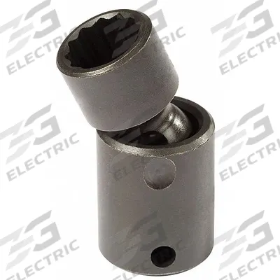 PROTO Flex Impact Socket: 15 mm Socket Size, 12-Point, Std, Black Oxide, Not Tether Capable - 3/8" Drive Metric Flex Impact Sockets