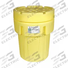 ULTRATECH Overpack Drum: LDPE, 95 gal, Screw-On Lid, Unlined/No Interior Coating, Polyethylene (MPN 580). Key specifications — Drum Material: LDPE; Drum Head Type: Open Head; UN Rating Solids: 1H2/X345/S; UN Rating Liquids: 1H2/X345/S/**/USA/M5904; Interior Lining: Unlined/No Interior Coating; Drum Message Text: Overpack/Salvage Drum; Closing Ring Material: Polyethylene; For Holding: Drums.