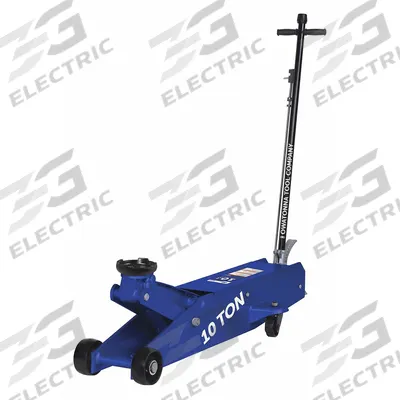 OTC Trolley Floor Jacks: Steel, Manual Handle, Mechanical, 10 ton Load Capacity