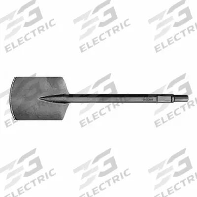 MILWAUKEE Breaker and Demolition Hammer Chisel: 4 1/2 in Head Wd - Chisel Bits for Breaker & Demolition Hammers