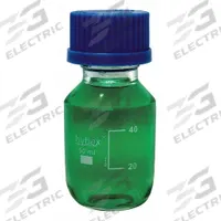 BENCHMARK SCIENTIFIC Media Bottle: 50 mL, Screw-On, GL45, 44.45 mm, Assorted, Safety Coated (MPN B3000-50). Key specifications — Closure Type: Screw-On; Mouth Size: Narrow; Screw Closure Size: GL45; Brand: BENCHMARK SCIENTIFIC; Body Color: Assorted.