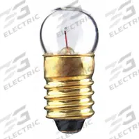 APPROVED VENDOR Incandescent Bulb: Incandescent, Miniature Screw (E10), (G) Globe, G3-1/2, 14, White (MPN 14-10PK). Key specifications — Light Color: White; Bulb Shape: G3-1/2; Trade Number: 14; Brand: APPROVED VENDOR; Voltage: 2.5V AC.