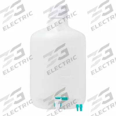 APPROVED VENDOR Carboy: 20 L, 5.28 gal, Polypropylene, 300 mm Body Dia, Spigot, 2 Handles - Round Carboys & Jugs with Spigots