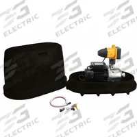 BUSHMAN Harvesting Pump Kit: Black, Black, 115V, 1 hp Horsepower, 31.91 psi Start Pressure (MPN BPK1225C0P1A01). Key specifications — Includes: (2) 1 in Hose Barbs; Brand: BUSHMAN; Input Voltage: 115V; Includes Enclosure: Enclosure Included; Enclosure Color: Black; Color: Black.