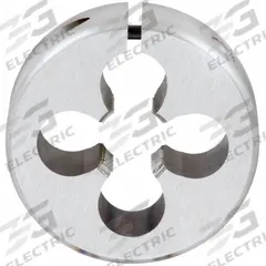 OSG Round Threading Die: M22x2.5 Metric, 50 mm OD, Adj, High Speed Steel (MPN 46263)